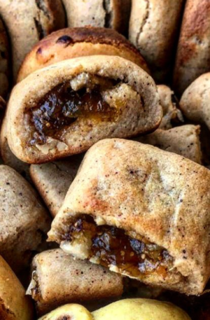 500g Vegan Apple Cinnamon Walnut Fig Cookies