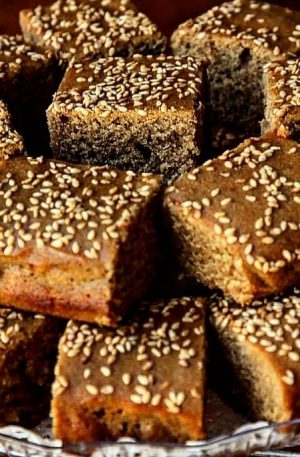 Sugar Free Vegan Carob Molasses Sfouf