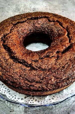 Sugar Free Chocolate Banana Vegan Cake