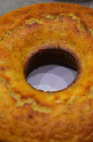 Sugar Free Lemon Chia Cake